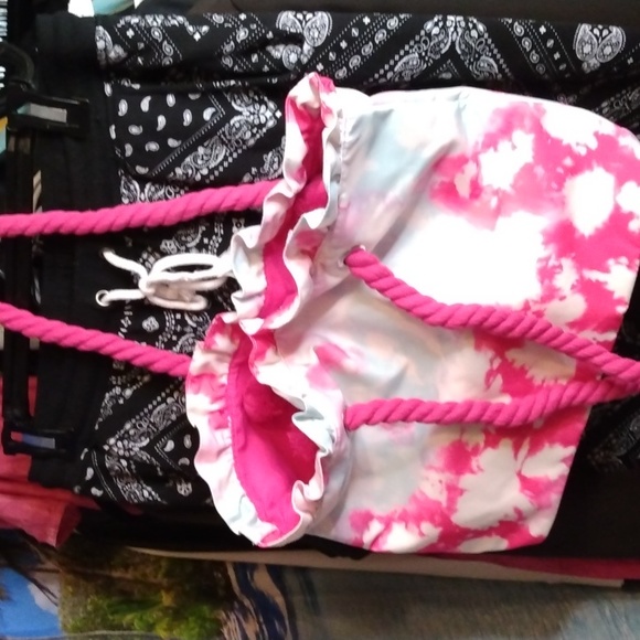 Cat & Jack canvas tie dye tote bag New - Picture 17 of 17